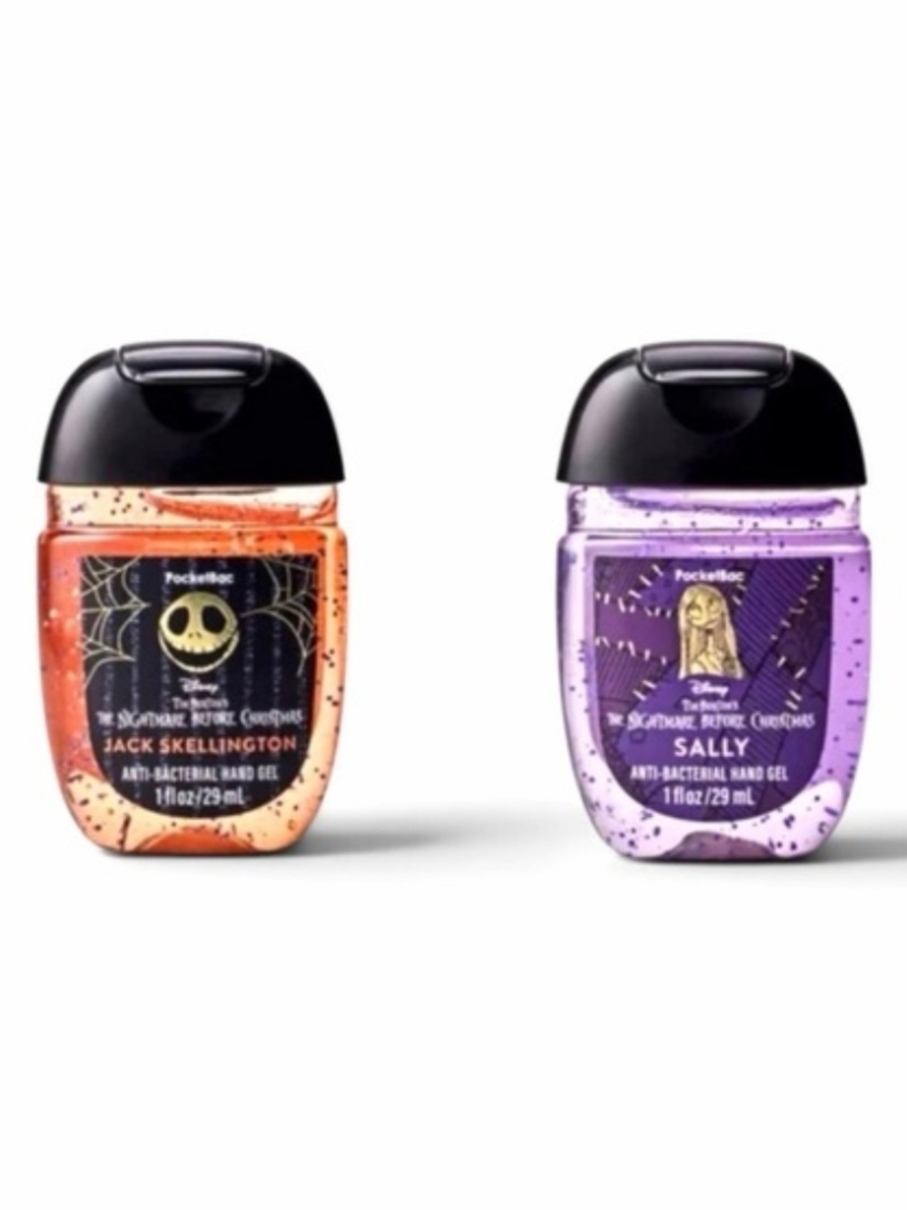 Bath & Body Works Nightmare Before Christmas Jack & Sally Sanitizer Set